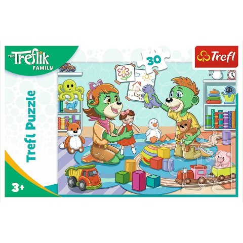 Puzzle Trefl Rodzinka Treflików 30 el. (18303) Trefl Puzzle Trefl Rodzinka Treflików 30 el. (18303) Trefl