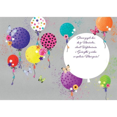 Kartka składana Henry JASKRAWE BALONY A5 (5907465663052) Henry Kartka składana Henry JASKRAWE BALONY A5 (5907465663052) Henry