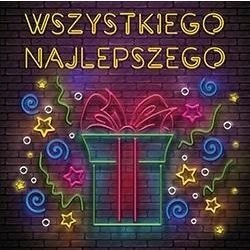 Kartka składana Henry KW PREZENT NEON (5905701483631) Henry