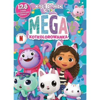 Kolorowanka Trefl Gabby Koci Domek Gabi. Mega KOTkolorowanka (Ks79790) Trefl