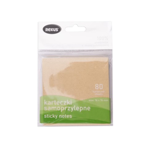 Notes samoprzylepny (karteczki) (nd) ECO biały 80k [mm:] 76x76 (41134759) (nd)