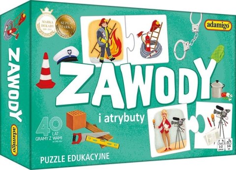 Puzzle Kukuryku zawody i atrybuty 24 el. Kukuryku Puzzle Kukuryku zawody i atrybuty 24 el. Kukuryku