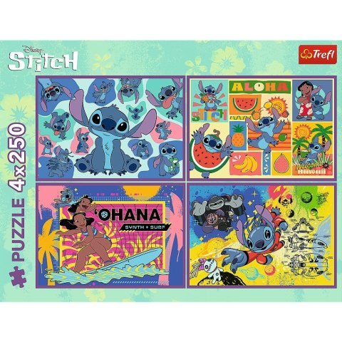 Puzzle Trefl Lilo I Stitch 4x250 el. (13311) Trefl