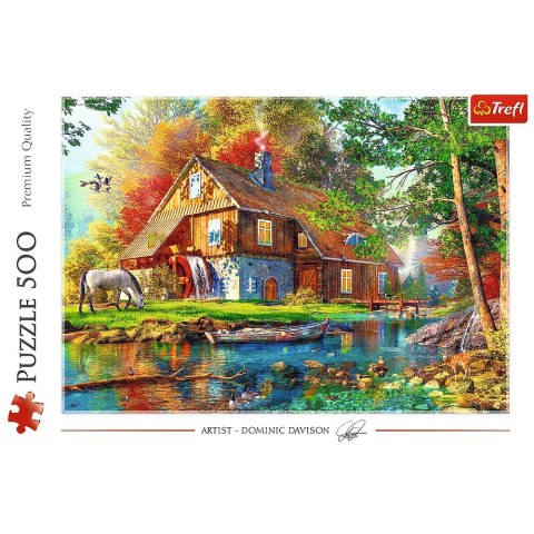 Puzzle Trefl Chatka nad rzeką 500 el. (37484) Trefl Puzzle Trefl Chatka nad rzeką 500 el. (37484) Trefl