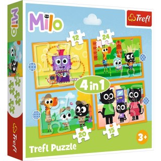 Puzzle Trefl Planeta Milo 4w1 el. (34654) Trefl