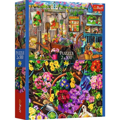 Puzzle Trefl Prace w ogrodzie 2x500 el. (37529) Trefl Puzzle Trefl Prace w ogrodzie 2x500 el. (37529) Trefl