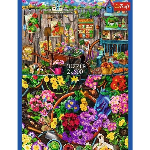 Puzzle Trefl Prace w ogrodzie 2x500 el. (37529) Trefl Puzzle Trefl Prace w ogrodzie 2x500 el. (37529) Trefl