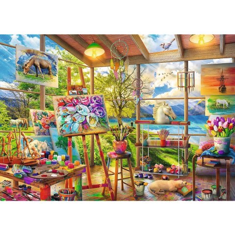 Puzzle Trefl Sztuka malowania 2x500 el. (37530) Trefl Puzzle Trefl Sztuka malowania 2x500 el. (37530) Trefl