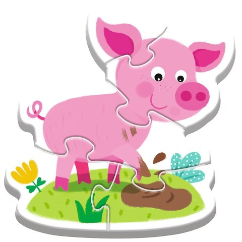 Puzzle Trefl puzzle baby classic Bobaskowe zwierzątka (36127) Trefl Puzzle Trefl puzzle baby classic Bobaskowe zwierzątka (36127) Trefl