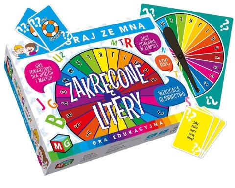 Gra edukacyjna Multigra ZAKRĘCONE LITERY Multigra Gra edukacyjna Multigra ZAKRĘCONE LITERY Multigra