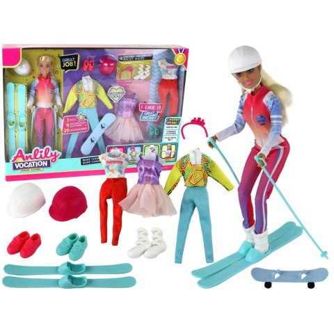 Lalka Lean Anlily 4 Sporty Narty Snowboard Joga Balet Akcesoria (16186) Lean Lalka Lean Anlily 4 Sporty Narty Snowboard Joga Balet Akcesoria (16186) Lean