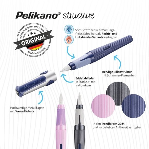 Pióro wieczne Pelikan Pelikano L szare (300009987) Pelikan