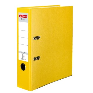 Segregator dźwigniowy Herlitz Q. file Standard 0011167442 A4 80mm żółty (300003087) Herlitz