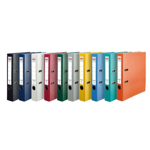 Segregator dźwigniowy Herlitz Q. file Standard 0011167517 A4 50mm żółty (300003092) Herlitz