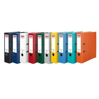 Segregator dźwigniowy Herlitz Q. file Standard 0011178928 A4 80mm turkusowy (300023547) Herlitz