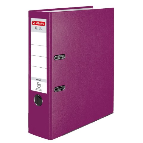 Segregator dźwigniowy Herlitz Q. file Standard 50011872 A4 80mm jagodowy (300004844) Herlitz Segregator dźwigniowy Herlitz Q. file Standard 50011872 A4 80mm jagodowy (300004844) Herlitz