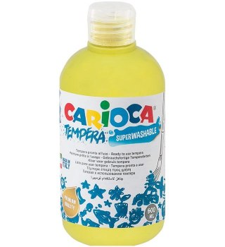 Farba tempera Carioca kolor: cytrynowy 500ml 1 kolor. (170-2713) Carioca