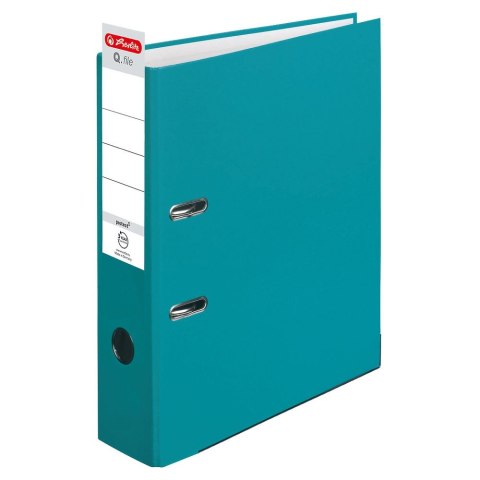 Segregator dźwigniowy Herlitz Q. file Standard 50016259 A4 turkusowy (300005001) Herlitz