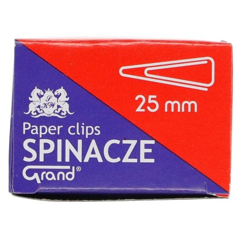 Spinacz trójkątny Grand wycofane 25mm 100 szt Grand Spinacz trójkątny Grand wycofane 25mm 100 szt Grand