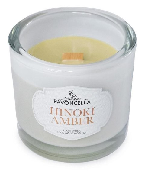 Świeczka ozdobna Pavoncella Classico Hinoki Amber biała 170g (5905711530509) Pavoncella Świeczka ozdobna Pavoncella Classico Hinoki Amber biała 170g (5905711530509) Pavoncella