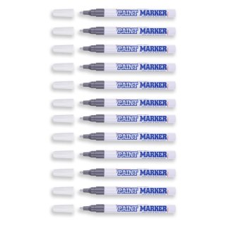 Marker olejowy Munhwa srebrny 2,0mm okrągła końcówka (8801006712131) Munhwa