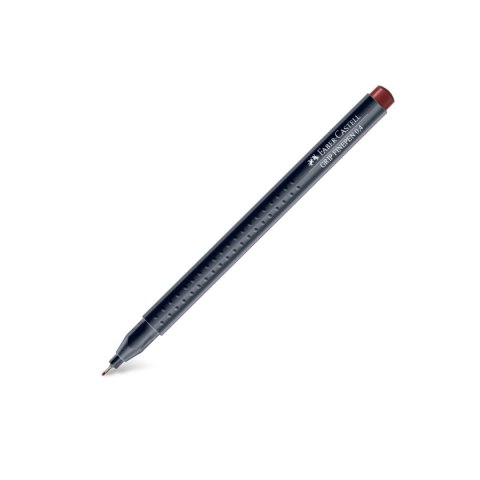 Cienkopis Faber-Castell Grip Finepen 0,4 brązowy (FC151687) Faber Castell Cienkopis Faber-Castell Grip Finepen 0,4 brązowy (FC151687) Faber Castell