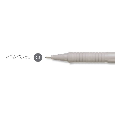 Cienkopis kreślarski Faber Castell Ecco Pigment czarny 0,2mm 1kol. (FC166299) Faber Castell Cienkopis kreślarski Faber Castell Ecco Pigment czarny 0,2mm 1kol. (FC166299) Faber Castell