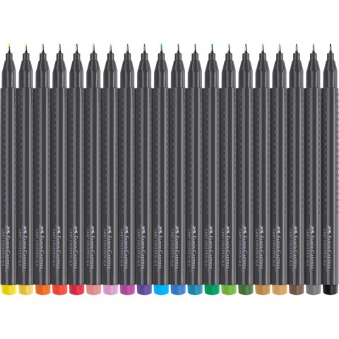 Cienkopisy Grip Faber-Castell 20 kolorów (FC151620) Faber Castell Cienkopisy Grip Faber-Castell 20 kolorów (FC151620) Faber Castell