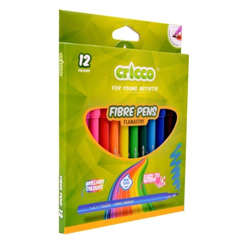 Flamaster Cricco 12 kol. (CR380K12) Cricco Flamaster Cricco 12 kol. (CR380K12) Cricco