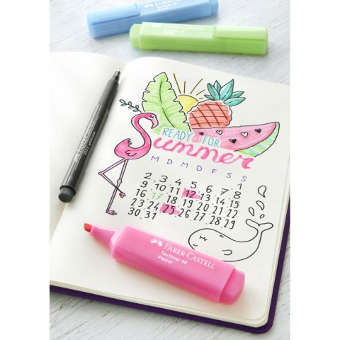 Zakreślacz Faber Castell Pastel różowy (FC154654) Faber Castell Zakreślacz Faber Castell Pastel różowy (FC154654) Faber Castell