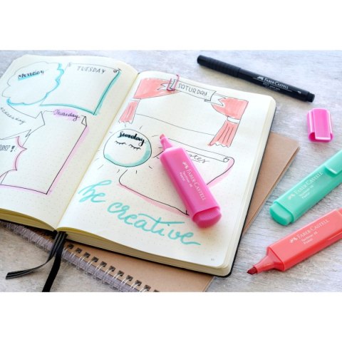 Zakreślacz Faber Castell Pastel różowy (FC154654) Faber Castell Zakreślacz Faber Castell Pastel różowy (FC154654) Faber Castell