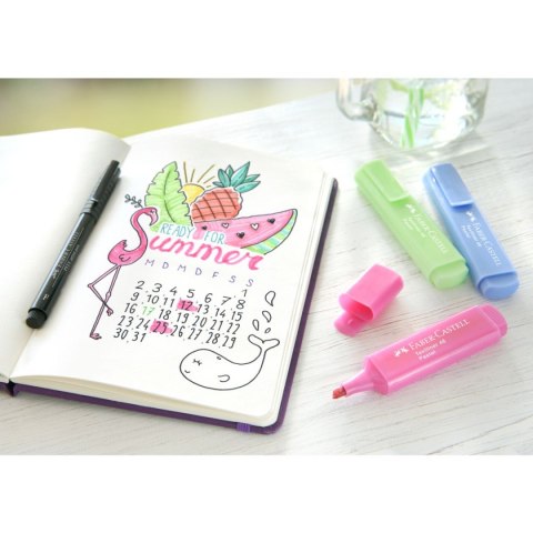 Zakreślacz Faber Castell Pastel różowy (FC154654) Faber Castell Zakreślacz Faber Castell Pastel różowy (FC154654) Faber Castell