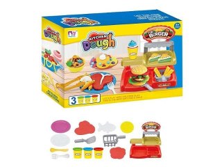 Masa plastyczna dla dzieci Bigtoys burger mix (BPLA9474) Bigtoys