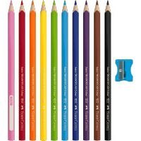 Kredki ołówkowe Faber Castell 10 kol. Faber Castell Kredki ołówkowe Faber Castell 10 kol. Faber Castell
