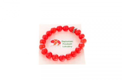 Bransoletka Mol bransoletka jadeit górski czerwony 10mm Mol Bransoletka Mol bransoletka jadeit górski czerwony 10mm Mol