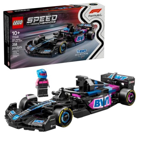 Klocki konstrukcyjne Lego Speed Champions Bolid F1® BWT Alpine Team A524 (77248) Lego Klocki konstrukcyjne Lego Speed Champions Bolid F1® BWT Alpine Team A524 (77248) Lego