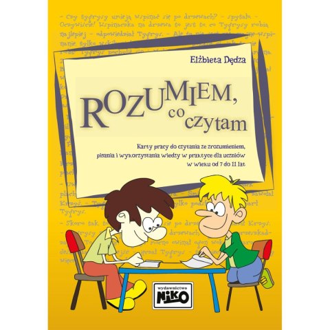 Książeczka edukacyjna Niko rozumiem co czytam Niko Książeczka edukacyjna Niko rozumiem co czytam Niko