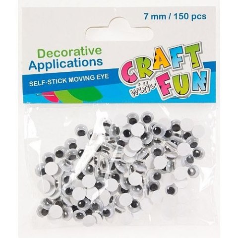 Oczka Craft with Fun 150 szt (290493) Craft with Fun Oczka Craft with Fun 150 szt (290493) Craft with Fun