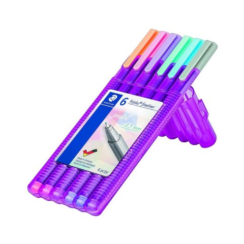 Cienkopis Staedtler pastelowa (S 334 SB6PA) Staedtler Cienkopis Staedtler pastelowa (S 334 SB6PA) Staedtler
