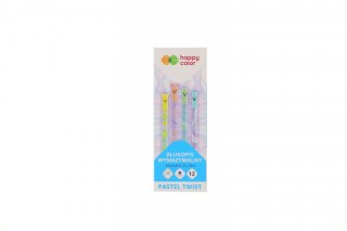 Długopis wymazywalny Happy Color Pastel Twist (Uszaki), niebieski 0,5mm (HA 4120 02PT-3) Happy Color