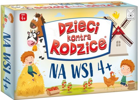 Gra karciana Kangur Dzieci kontra rodzice Na wsi 4+ Kangur Gra karciana Kangur Dzieci kontra rodzice Na wsi 4+ Kangur