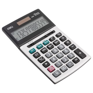 Kalkulator na biurko Deli 12 pozycyjny srebrny (E1250) Deli