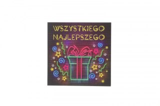 Kartka składana Henry KW PREZENT NEON kw (5905701483631) Henry