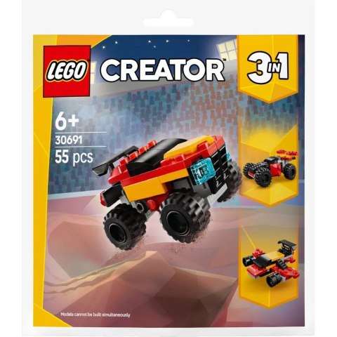 Klocki konstrukcyjne Lego Creator Mały monster truck do przebudowania 3w1 (30691) Lego Klocki konstrukcyjne Lego Creator Mały monster truck do przebudowania 3w1 (30691) Lego
