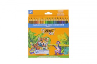 Kredki ołówkowe Bic KIDS SMOOTH 24KOL 24 kol. (525787) Bic