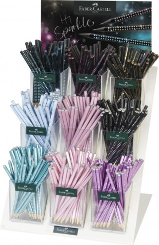 Ołówek Faber Castell Sparkle Display 9 kol. x 48 szt B (118285 FC) Faber Castell