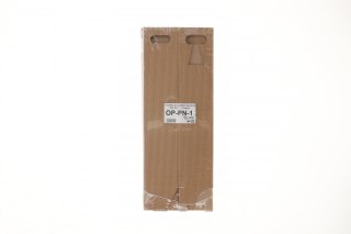 Opakowanie ozdobne Paw na butelkę naturalne 10szt szara [mm:] 75x75x 310 (OP-PN-1) Paw