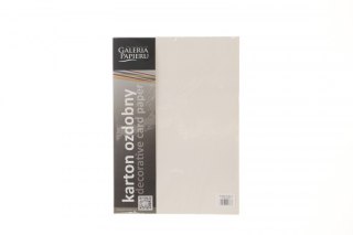Papier ozdobny (wizytówkowy) Galeria Papieru lratka kremowy A4 kremowy 220g (201632) Galeria Papieru