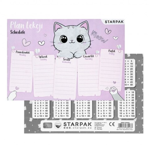 Plan lekcji Starpak (560058) Starpak Plan lekcji Starpak (560058) Starpak