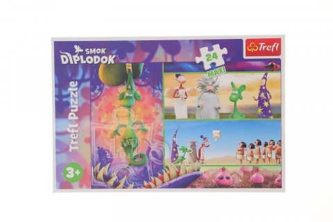 Puzzle Trefl Smok Diplodok 24 el. (14376) Trefl Puzzle Trefl Smok Diplodok 24 el. (14376) Trefl